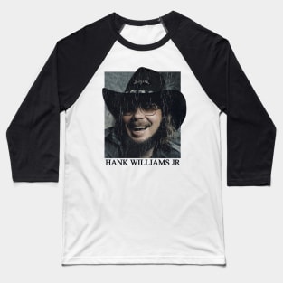 Retro vintage Hank Williams Jr Baseball T-Shirt